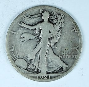 1921-S WALKING LIBERTY HALF DOLLAR