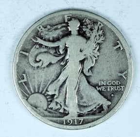 1917-S OBV WALKING LIBERTY HALF DOLLAR