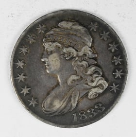 1833 CAPPED BUST HALF DOLLAR