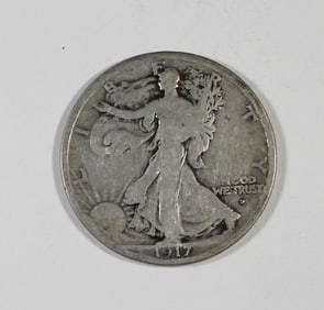 1917-D WALKING LIBERTY HALF DOLLAR