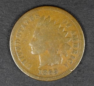 1869 INDIAN HEAD CENT