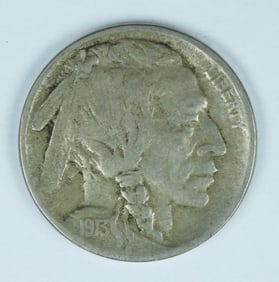 1913-D T-1 BUFFALO NICKEL