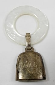 ANTIQUE BABY STERLING RATTLE