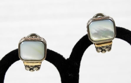 925 & 14k ACCENT EARRINGS