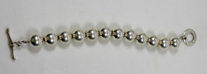 STERLING BALL BRACELET