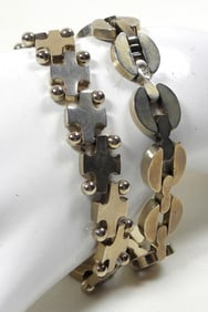 (925) (2) 8'' DECORATIVE BRACELETS