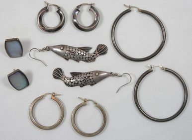 (925) (5) VARIETY EARING SETS