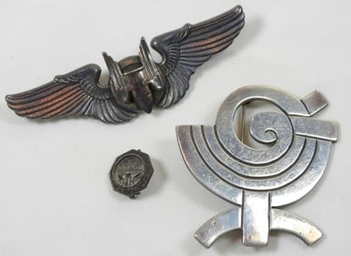 (925) (3) VARIETY PINS .5''-3''