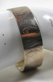 WEBSTER STERLING CUFF VTG BRACELET