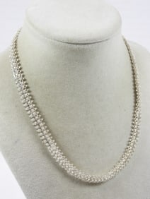 15" EGYPTIAN STERLING NECKLACE