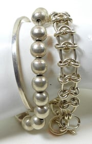 (925)  VARIETY BRACELETS LENGTH (3)