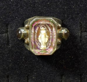 SIZE 6 STERLING MEXICO STAMPED RING
