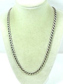 1 23'' STERLING CHAIN STYLE NECKLACE