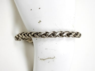 1 7.5'' STERLING CHAIN STYLE BRACELET
