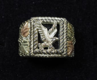 1 SIZE 11.5 STERLING EAGLE STYLE RING