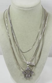 7 STERLING NECKALCES