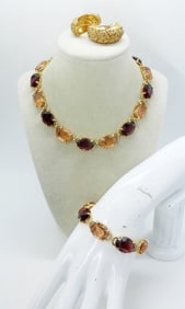 SWAROVSKI NECKLACE & BRACELET SET