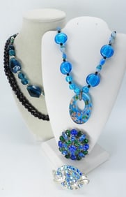 LISNER BROOCH, NECKLACES & MORE