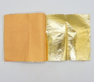 SHEETS OF GOLD LEAF (COPPER)