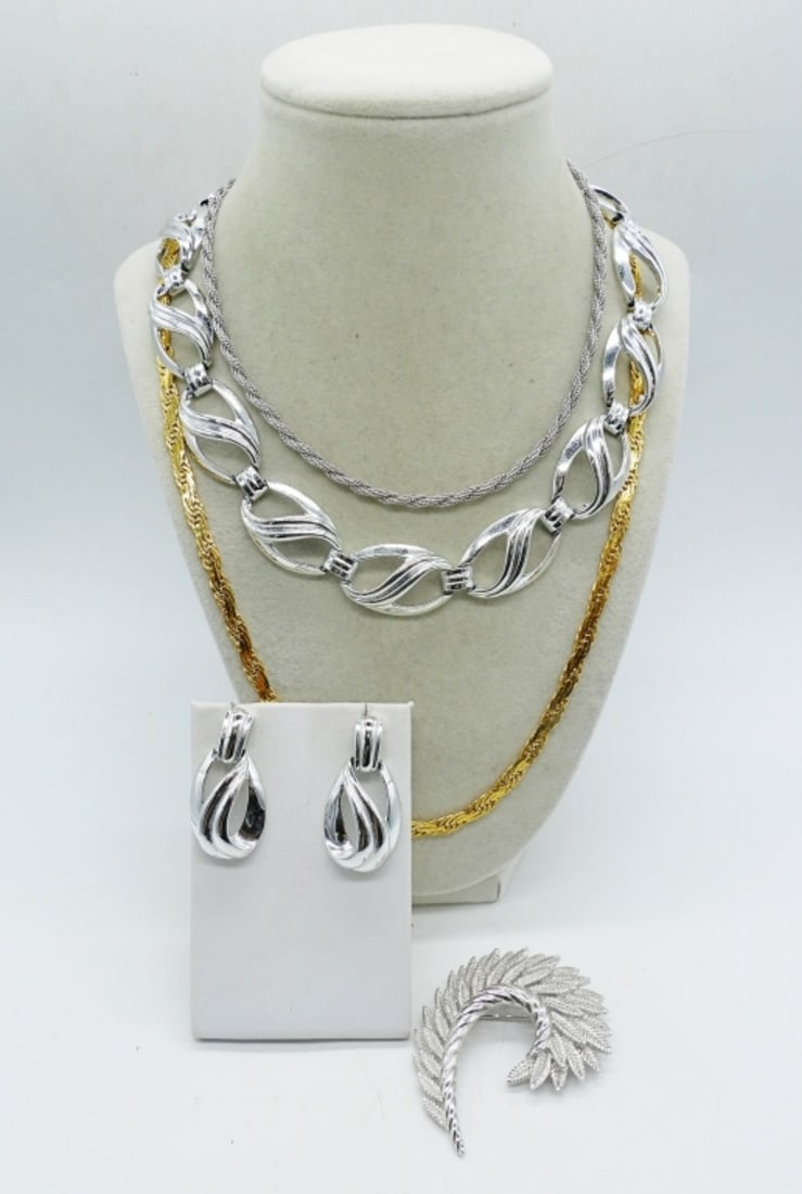 TRIFARI NECKLACES & BROOCH + OTHER (1 of 1)