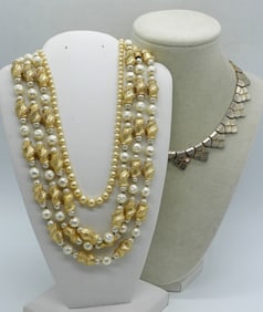 CROWN TRIFARI DRAGON SCALE NECKLACE +