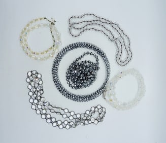 6 SPARKLY FASHION NECKLACES