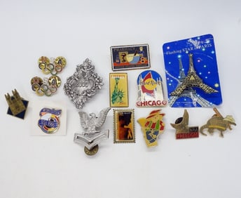 (14) VARIOUS STYLE OF PINS