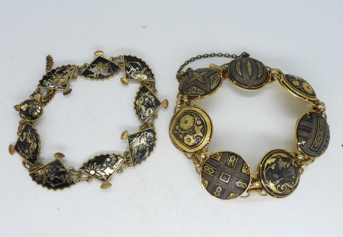 (2) DAMASCENE BRACELETS (1 of 1)
