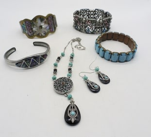 ABALONE INLAY MEXICO BRACELET & MORE