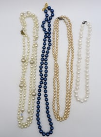4 PEARL STRANDS - VERY PRETTY