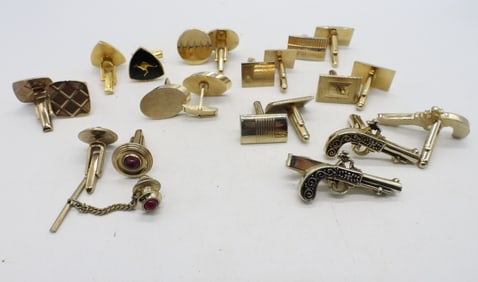 VINTAGE CUFFLINKS & TIE ACCESSORIES