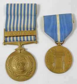 (2) KOREA WAR MEDALS