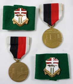 (2) ARMY of OCCUPATION MEDALS, (2)