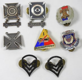 U.S. MILITARY PIN LOT - DEFEND AND SERVE