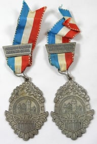 (2) VTG GERMAN VOLKSMARCH MEDALS