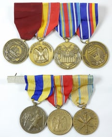 (7) MILITARY SERVICE MEDALS
