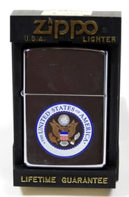 SEALED 1995 UNITED STATES OF AMERICA ZIPPO