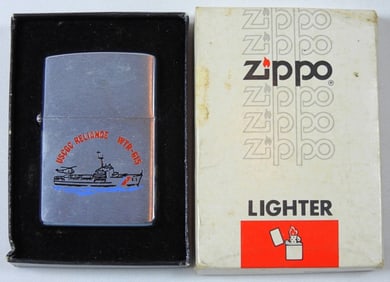 UNFIRED 1978 USCGC RELIANCE WTR-615 ZIPPO