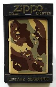 UNFIRED 1990 DESERT CAMOUFLAGE ZIPPO