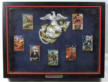 SEALED 14-15 MILITARY COLLECTORS ZIPPO SET