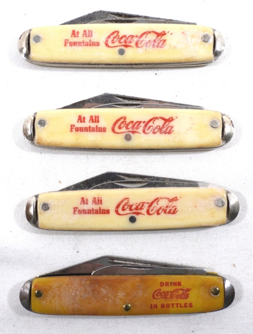 VINTAGE COCA COLA POCKET KNIVES (4) (1 of 3)