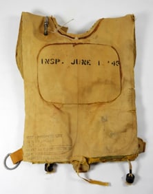 VINTAGE WWII USN LIFE JACKET 1945