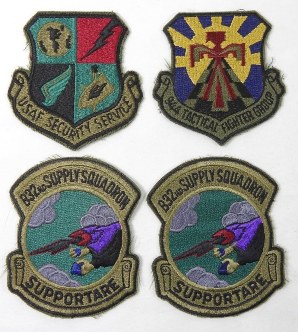 USAF Patches (4) (1 of 1)