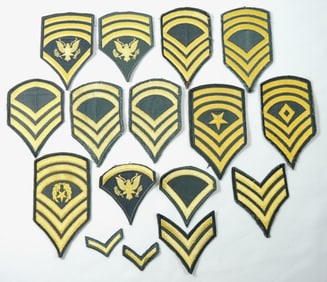 US Army Rank Patches (16)