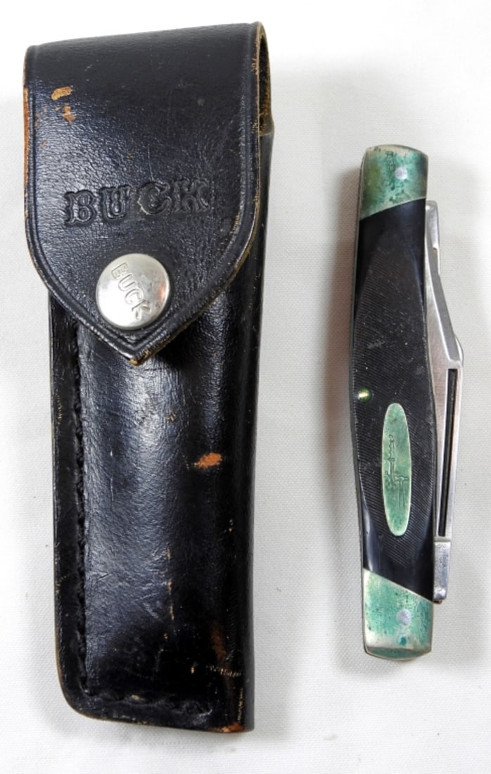 BUCK 303 POCKET KNIFE WITH SHEATH (1 of 3)