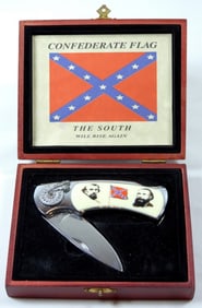 CONFEDERATE FLAG KNIFE