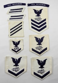 10 US NAVY RATING PATCHES