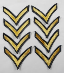 8 VINTAGE US ARMY SERGEANT PATCHES