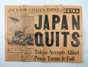 1945 JACKSON MICHIGAN WW2 NEWPAPER