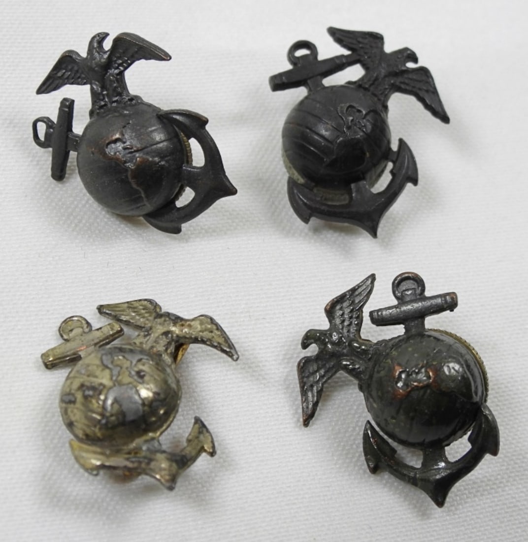 4 USMC EAGLE GLOBE AND ANCHOR LAPEL PIN (1 of 2)